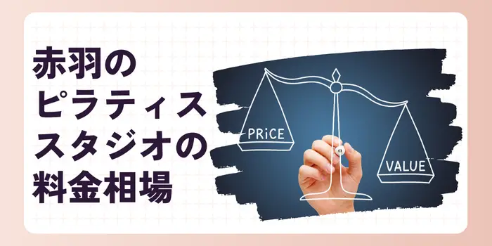 赤羽のピラティススタジオの料金相場