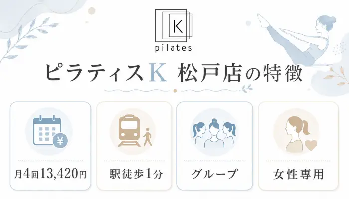 ピラティスK 松戸店の特徴